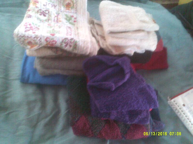 WASH CLOTHS AND HAND TOWLES