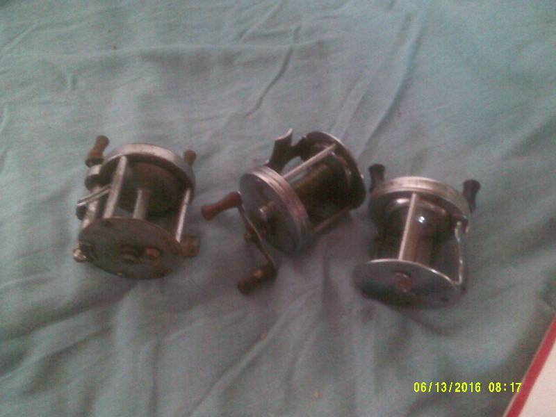 3 ANTIQUE FISHING REELS