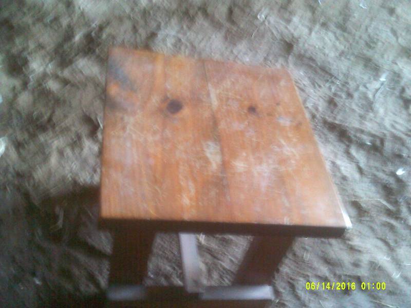 SMALL HARDWOOD TABLE