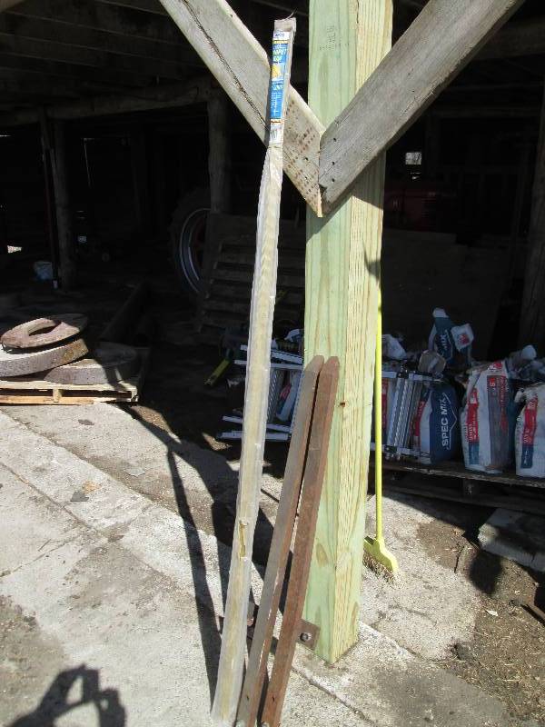 lot 13 image: 2 homemade steel bars - 42 long - ...