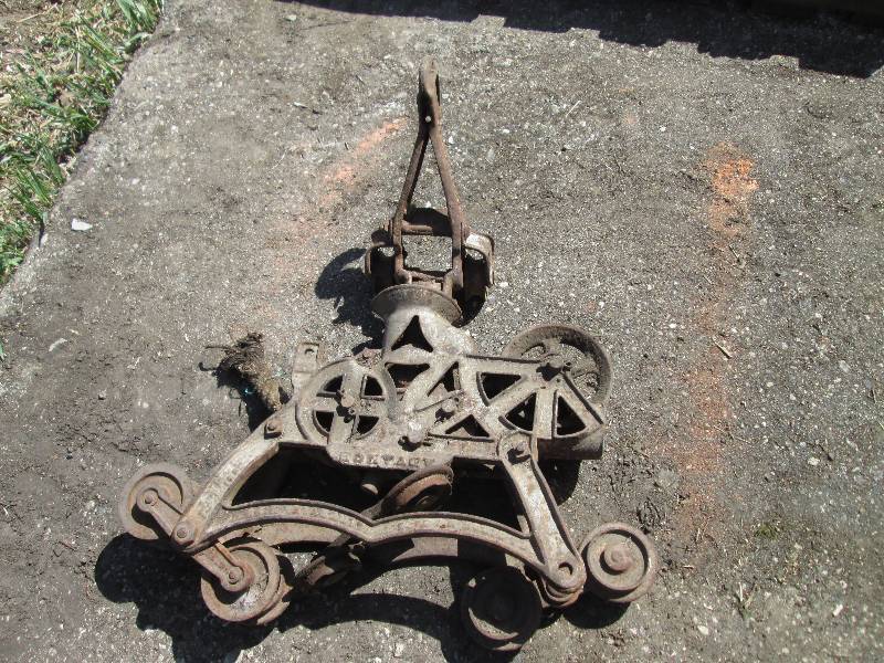 lot 45 image: cast iron carrier...