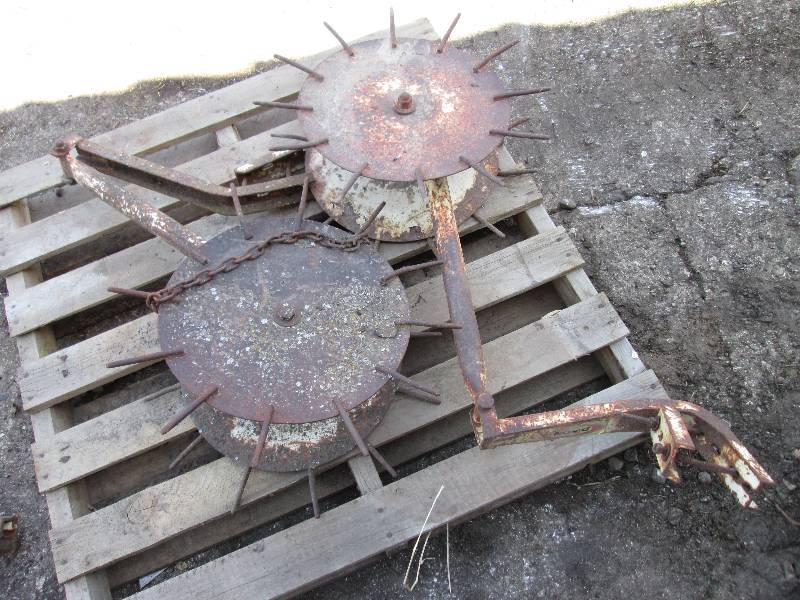 lot 58 image: 2 cultivator shields...