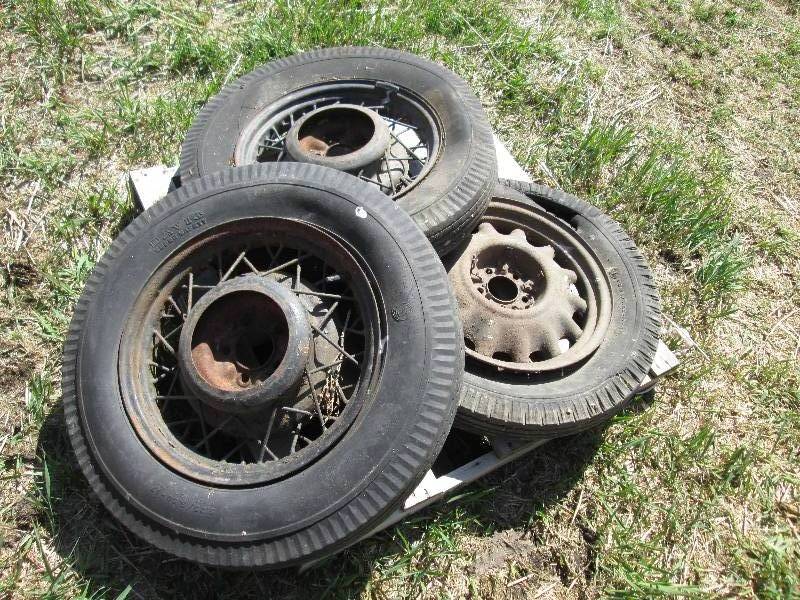 lot 69 image: Davis 5.255.50-17 tires...