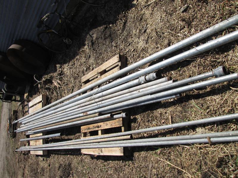 lot 84 image: galvanized pipes 18 10 to 24 in l...