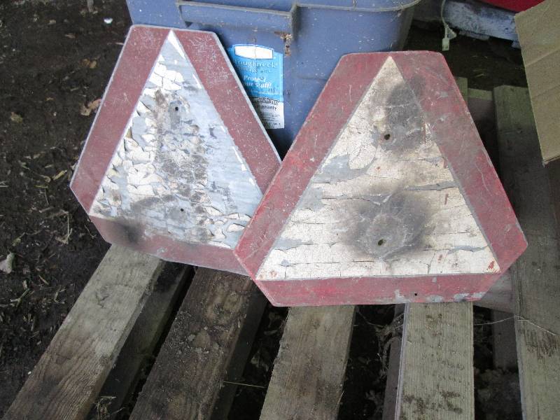 lot 117 image: 2 vintage signs...