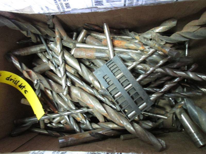 lot 124 image: drill bits...
