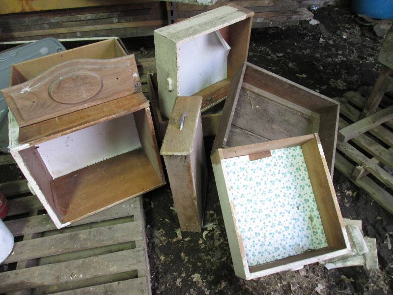 lot 171 image: boxes and drawers...