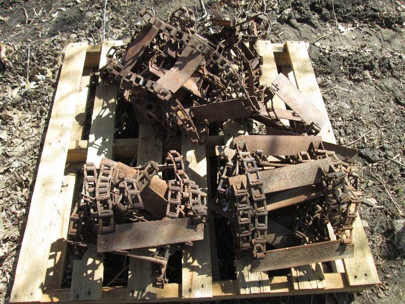 lot 193 image: corn elevator chain...