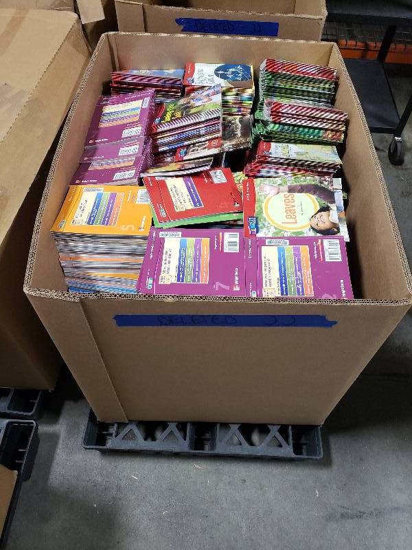 lot 1 image: Pallet of Curriculum Books