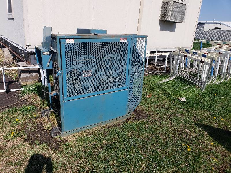 lot 34 image: Iron Mike Pitching Machine