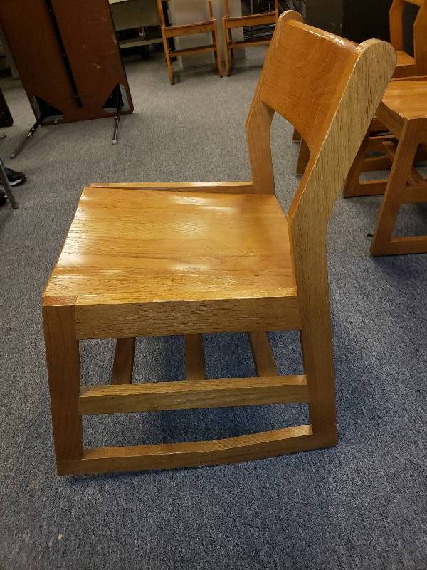 lot 53 image: Wooden chairs