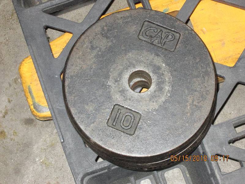 lot 64 image: 10 LBS Weight Plates