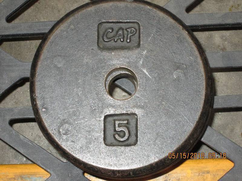 lot 68 image: 5 LBS Weight Plates