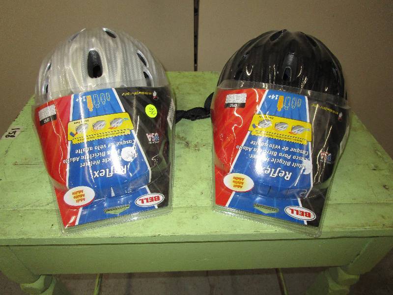 lot 196 image: 2 Adult Bike Helmets Unused
