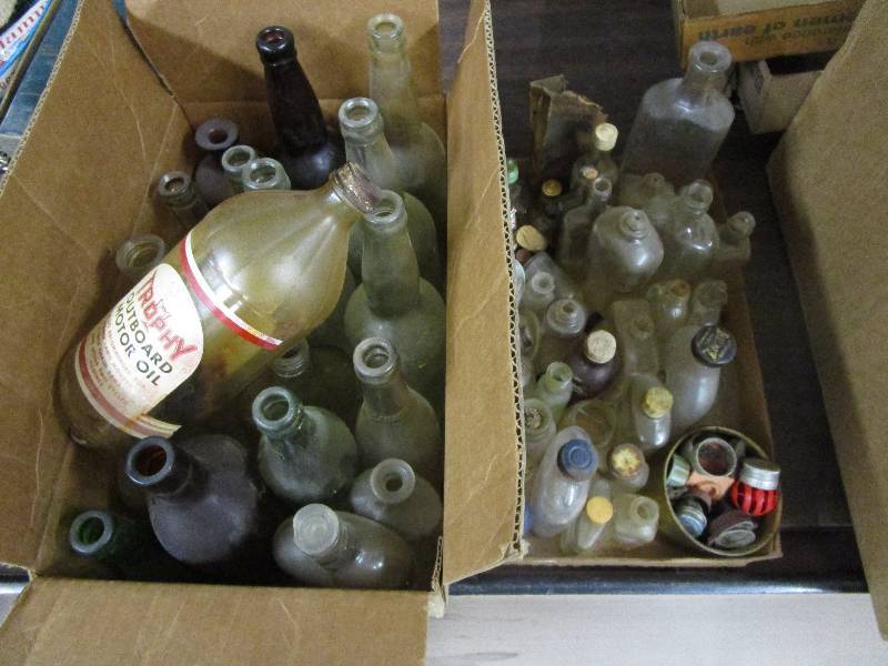lot 8 image: Glass Bottles
