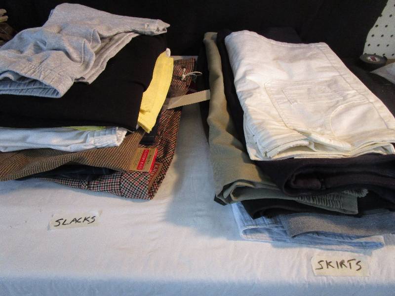 lot 62 image: Womens Pants, Shorts, Skirts Some Still Tags on Size, 10 and 12s