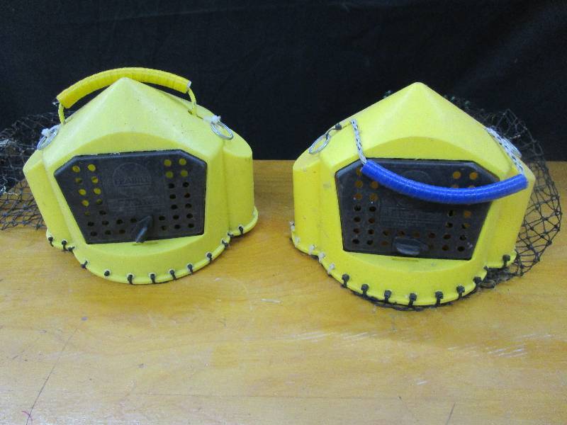 lot 30 image: 2 Homemade Baskets Great for Scuba Diving