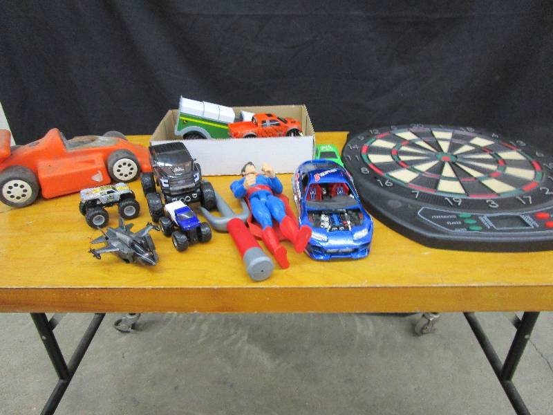 lot 49 image: Dart Board, Cars  and Toys