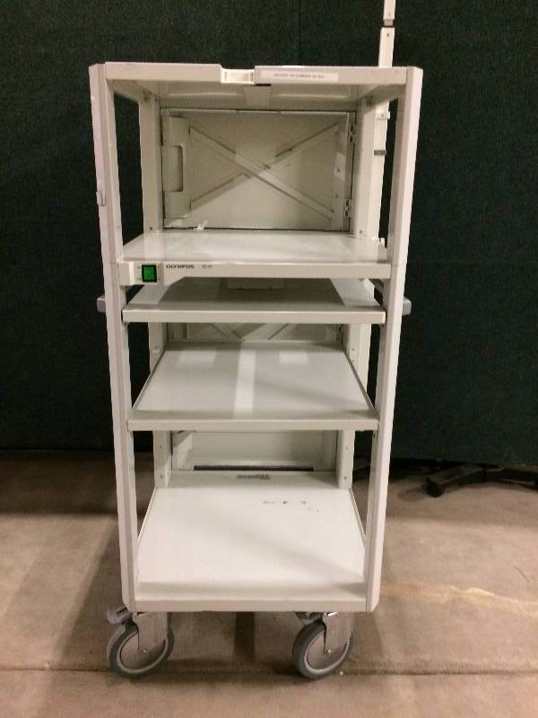 lot 20 image: Olympus Tc-v1 Video Trolley Power Center for Endoscopy Cart - Nice Condition