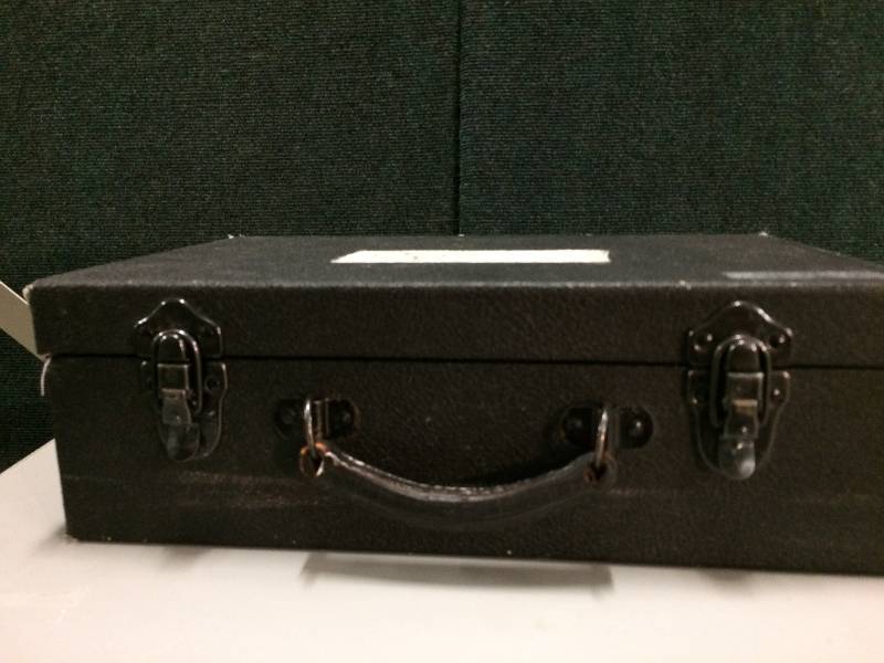 lot 3 image: RETAILS USED $300 VINTAGE LEMPERT STORZ HEADLIGHT HEADLAMP EXAM DOCTOR SURGEON ANTIQUE LIGHT LAMP IN CASE
