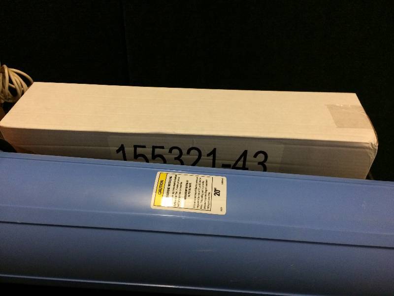 lot 19 image: NEW Pentek 150234 20 Big Blue Filter Housing & NIB NEW Pentek 155321, WS-20BB Softening Resin Filter, 4.5 x 20
