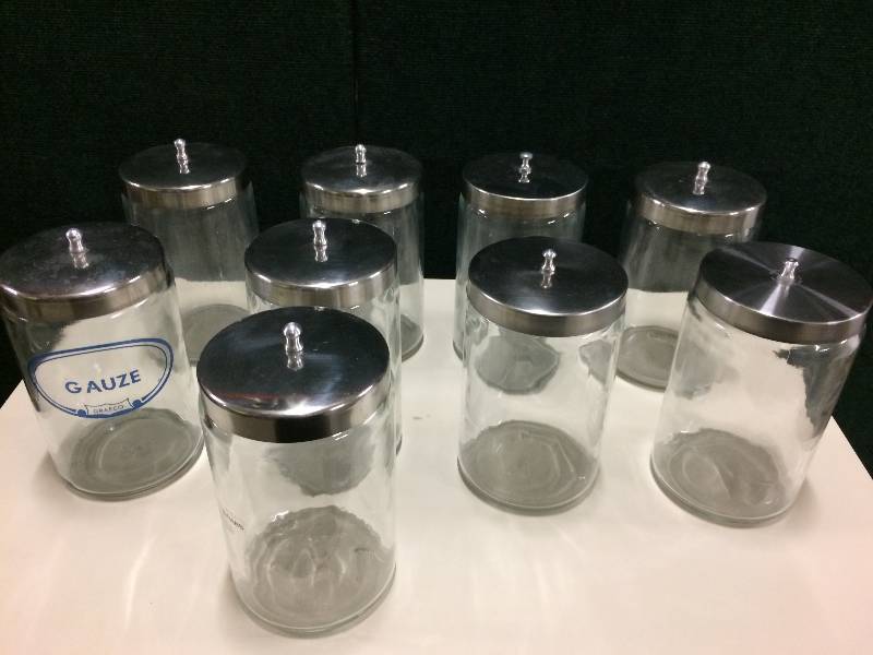 lot 41 image: Medical Glass Sundry Jars