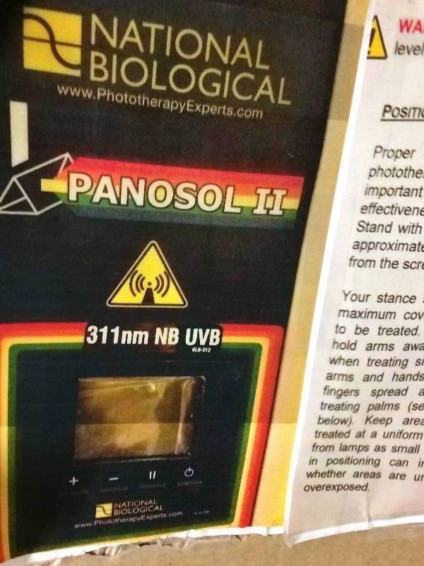 lot 64 image: WOW Retails New $3000 Panosol II 6 Foot Phototherapy Booth Clinical UVB Device Home Therapy System - NEW IN BOX For&nbspFast, Effective Phototherapy Treatment for Psoriasis, Vitiligo & More Manufactures Date 217