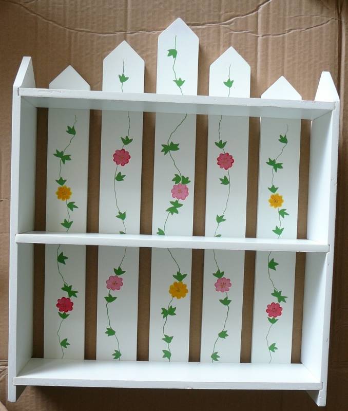 box of 5 flower shelves - 15x17...