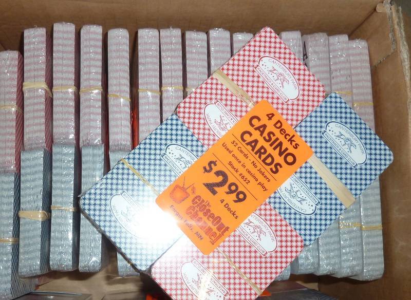 44 decks of playing cards...