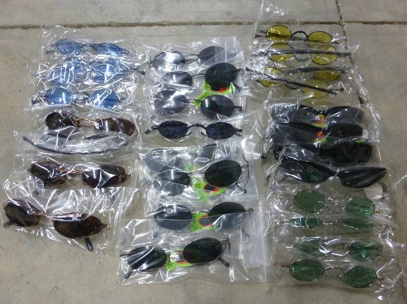 28 pair sunglasses...