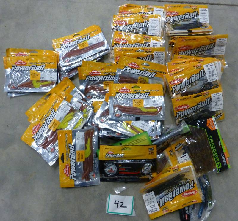 large lot of plastic baits...