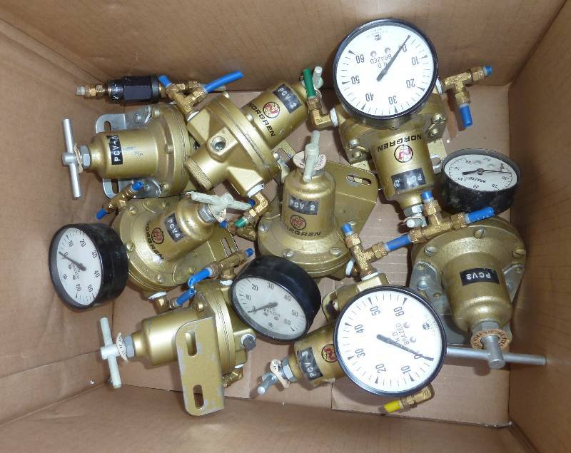 box of 8 pressure regulator valves ...