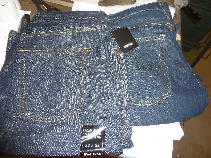 two pair New adam levine jeans 32x3...