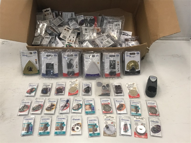 Large Lot Of New Dremel Tool Bits, ...