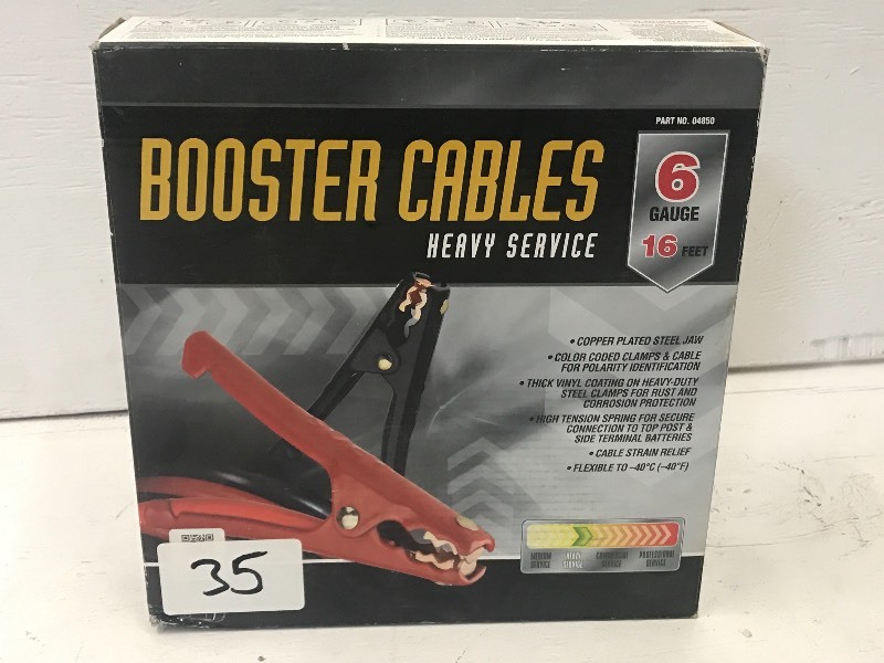 New 6-Gauge 16ft Jumper Cable Set ...
