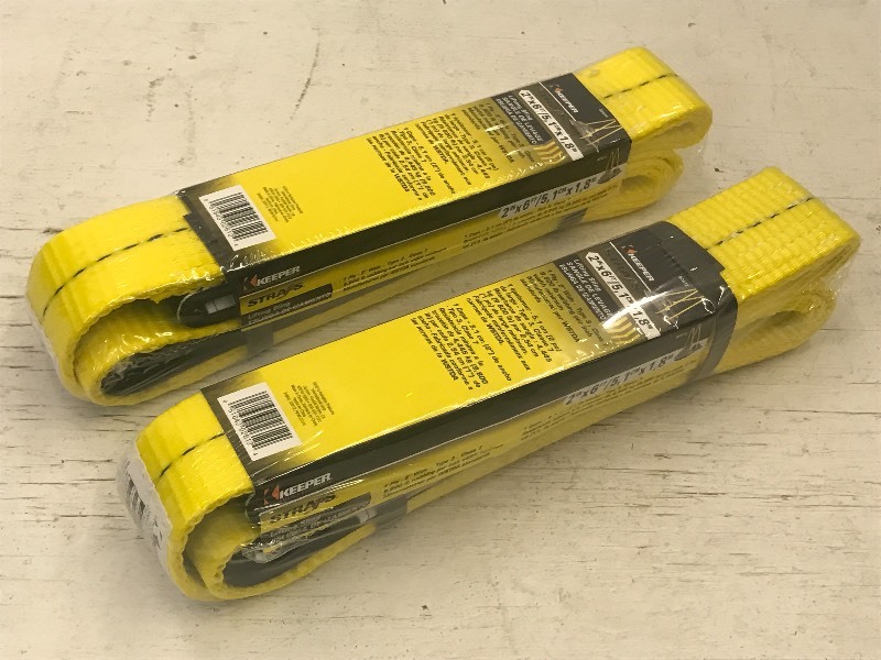 (2) New Keeper 2x6ft Lifting Sling...