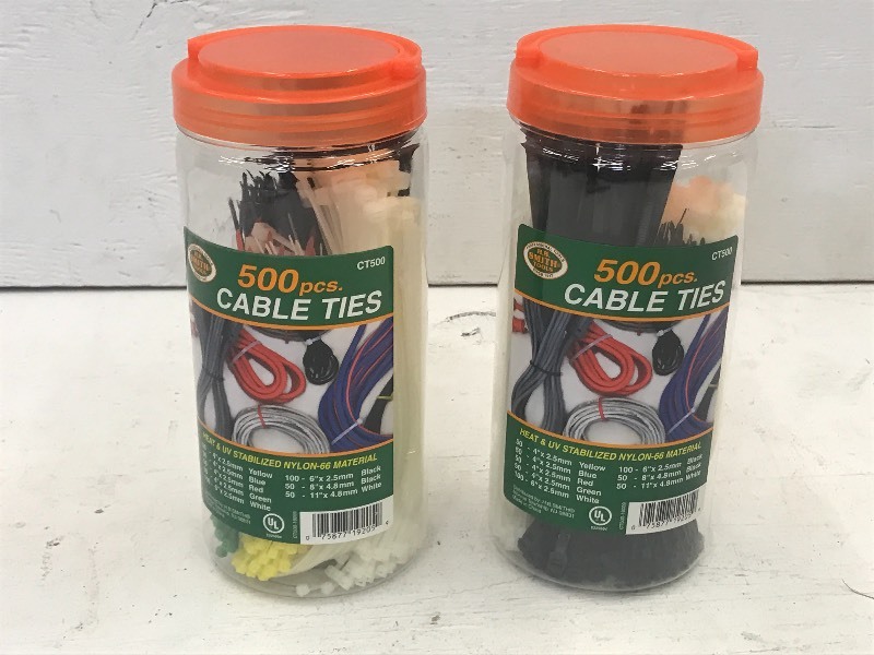 (2) New 500-Count Packs Of Assorted...