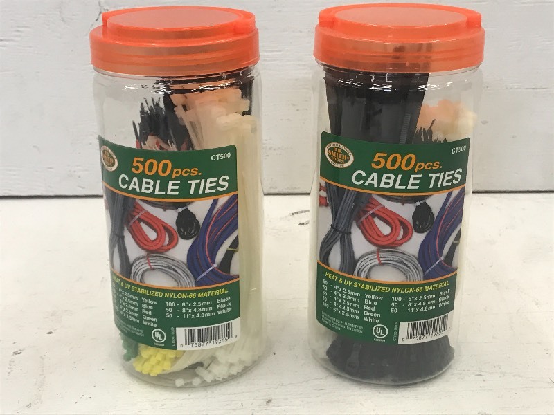 (2) New 500-Count Packs Of Assorted...