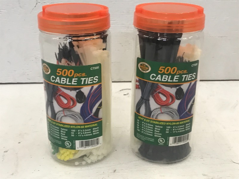 (2) New 500-Count Packs Of Assorted...