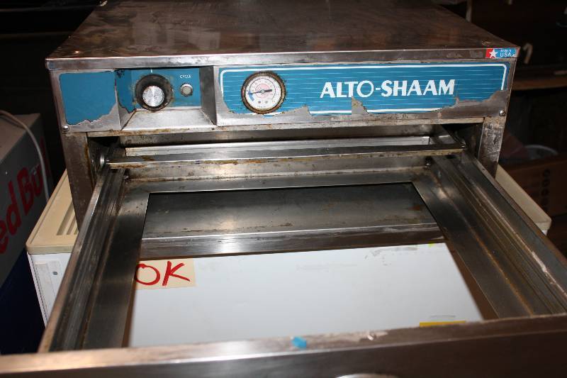 Alto Shaam Stainless Steel Counter Top Single Drawer Warmer - Model # 500-1D - 230 Volts - Single Phase - 1000 Amps - 24 x 24 x 12 - NSF Approved