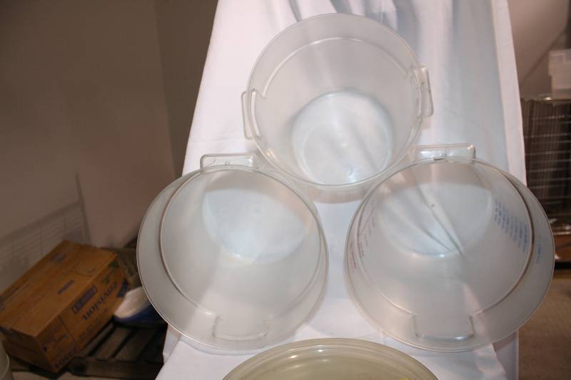 Plastic Buckets with Lids