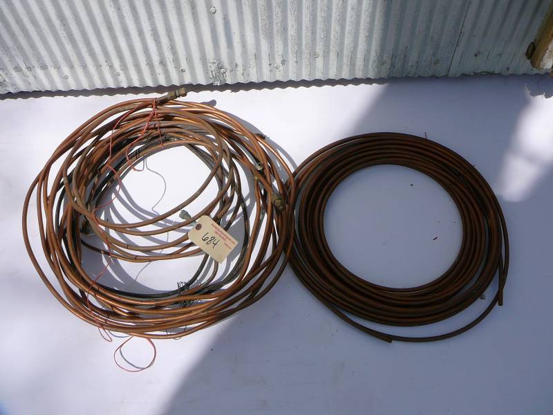 lot 684 image: Soft copper 1-Roll New copper, 1- used copper