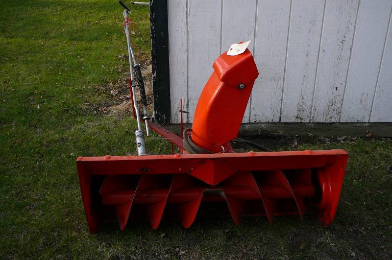 lot 757 image: Allis Chalmers front mount snow thrower