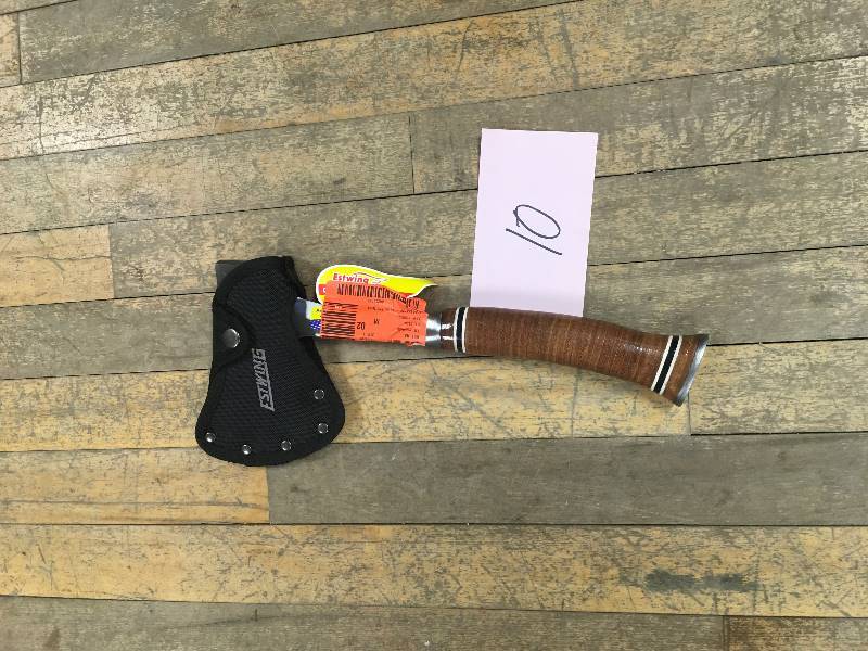 Estwing 14 in. Sportsmans Axe with Leather Grip Handle