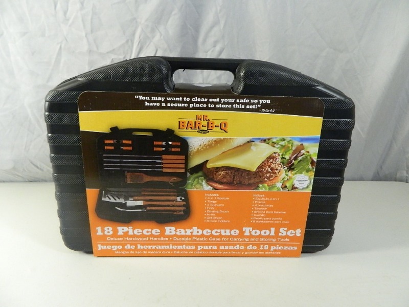 lot 36 image: New 18 Piece BBQ Tool Set