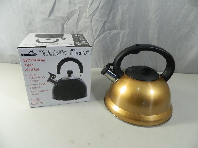 lot 50 image: 2 New Tea Kettles