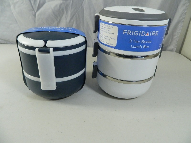 lot 70 image: 2 New Frigidaire Bento Lunchboxes