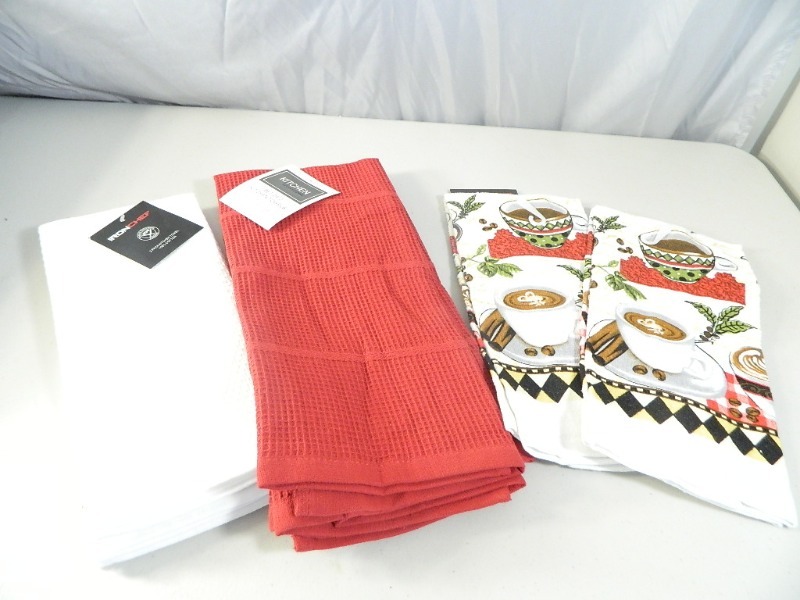 lot 77 image: 6 New Kitchen Towels