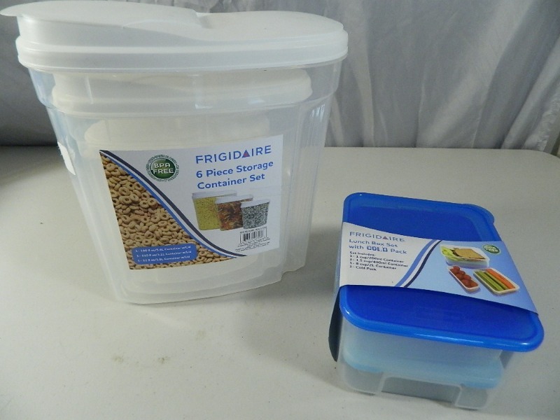 lot 87 image: New Frigidaire 6 Pc Storage Set and New Lunchbox Cold Set