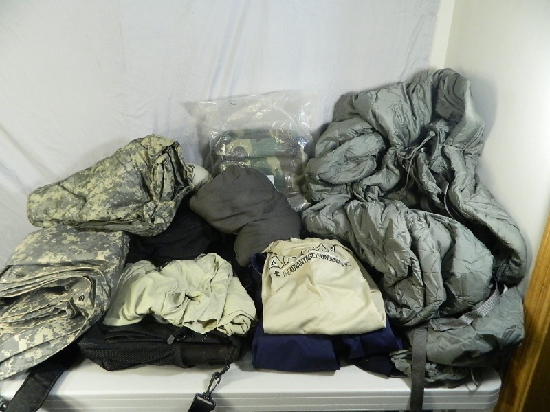 lot 121 image: Assorted Military Clothing and Supplies